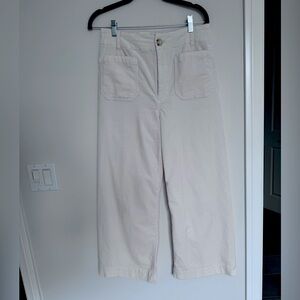 COLETTE CROPPED WIDE-LEG CORDUROY PANTS BY MAEVE